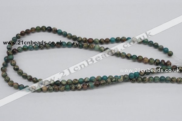 CNI02 16 inches 6mm round natural imperial jasper beads wholesale