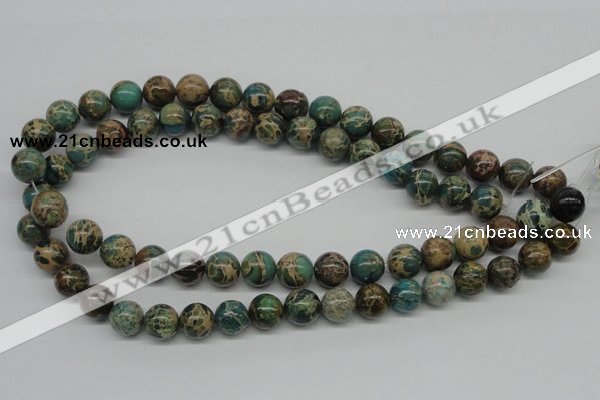 CNI05 16 inches 12mm round natural imperial jasper beads wholesale