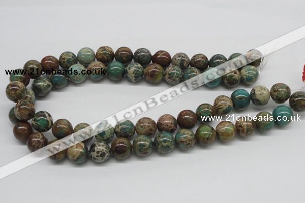 CNI06 16 inches 14mm round natural imperial jasper beads wholesale