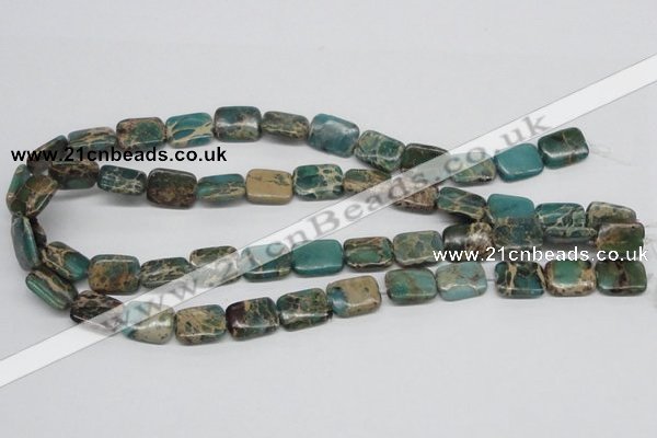 CNI15 16 inches 12*16mm rectangle natural imperial jasper beads wholesale