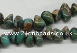 CNI19 16 inches 6*8mm - 8*12mm nuggets natural imperial jasper chip beads