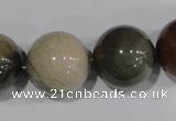 CNI208 15.5 inches 20mm round imperial jasper beads wholesale