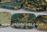 CNI28 15.5 inches 20*30mm rectangle natural imperial jasper beads