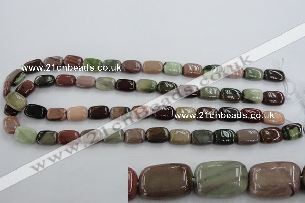 CNI311 15.5 inches 8*14mm rectangle imperial jasper beads wholesale