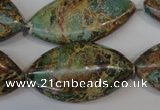 CNI35 15.5 inches 20*38mm marquise natural imperial jasper beads