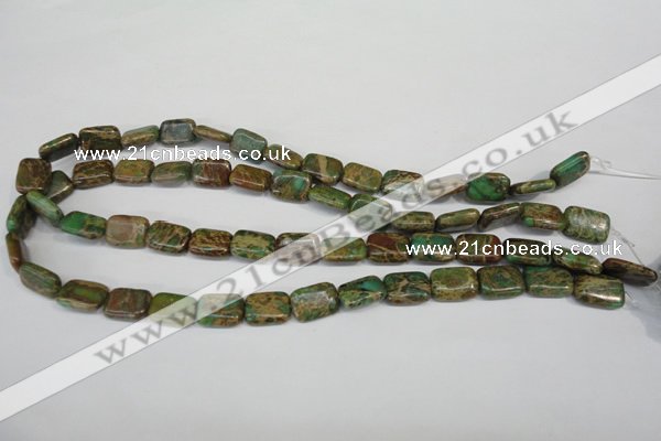 CNI40 15.5 inches 10*14mm rectangle natural imperial jasper beads