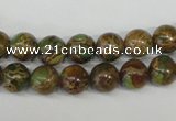 CNI50 15.5 inches 8mm round natural imperial jasper beads