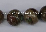 CNI55 15.5 inches 18mm round natural imperial jasper beads