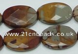 CNJ11 15.5 inches 18*25mm faceted oval natural noreena jasper beads