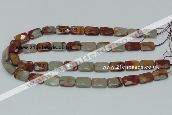 CNJ12 15.5 inches 13*18mm faceted rectangle natural noreena jasper beads