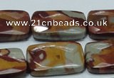 CNJ14 15.5 inches 22*30mm faceted rectangle natural noreena jasper beads