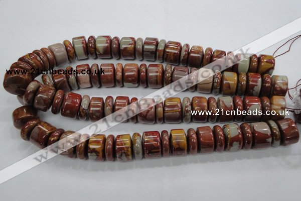 CNJ31 15.5 inches 6*18mm & 12*18mm rondelle noreena jasper beads