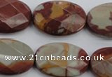 CNJ52 15.5 inches 20*30mm faceted oval noreena jasper beads