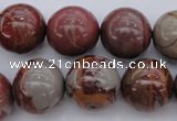 CNJ57 15.5 inches 16mm round noreena jasper beads wholesale