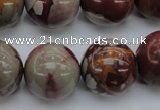 CNJ73 15.5 inches 20mm round noreena jasper beads wholesale