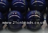 CNL1007 15.5 inches 18mm round A grade natural lapis lazuli beads