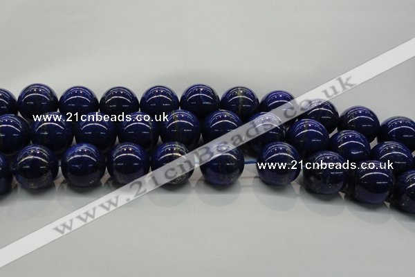 CNL1007 15.5 inches 18mm round A grade natural lapis lazuli beads