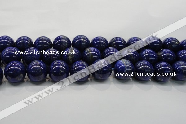 CNL1008 15.5 inches 20mm round A grade natural lapis lazuli beads