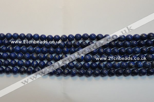 CNL1050 15.5 inches 7.5mm - 8mm round B grade natural lapis lazuli beads