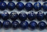 CNL1051 15.5 inches 7.5mm - 8mm round B+ grade natural lapis lazuli beads