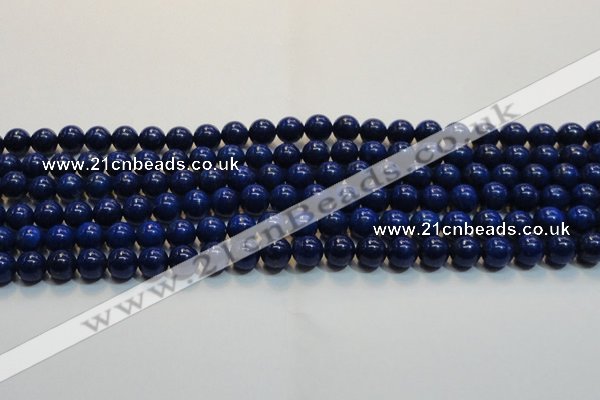 CNL1054 15.5 inches 7.5mm - 8mm round A+ grade natural lapis lazuli beads