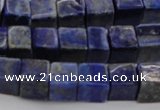 CNL1100 15.5 inches 6*6mm cube lapis lazuli gemstone beads