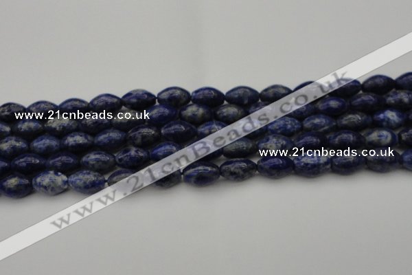 CNL1102 15.5 inches 8*12mm rice lapis lazuli gemstone beads