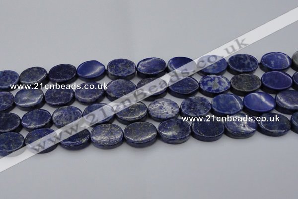 CNL1118 15.5 inches 12*16mm oval lapis lazuli gemstone beads