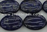 CNL1122 15.5 inches 18*25mm oval lapis lazuli gemstone beads