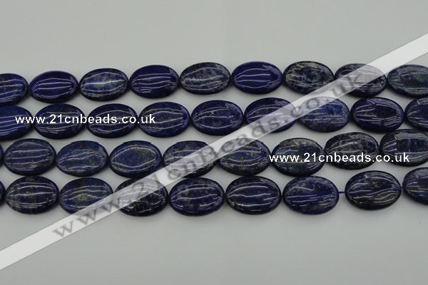 CNL1122 15.5 inches 18*25mm oval lapis lazuli gemstone beads