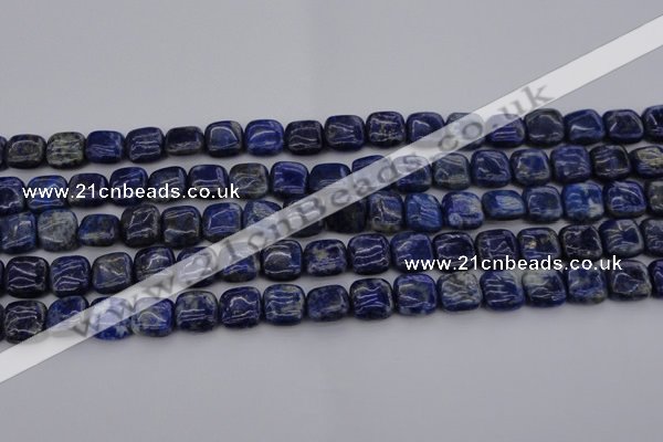 CNL1126 15.5 inches 10*10mm square lapis lazuli gemstone beads