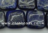 CNL1130 15.5 inches 18*18mm square lapis lazuli gemstone beads