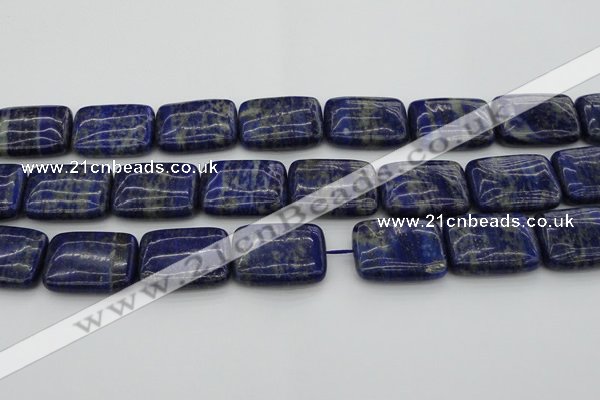 CNL1145 15.5 inches 18*25mm rectangle lapis lazuli gemstone beads