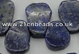 CNL1153 Top drilled 15*20mm - 18*25mm freeform lapis lazuli beads