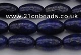 CNL1158 15.5 inches 10*16mm rice lapis lazuli gemstone beads