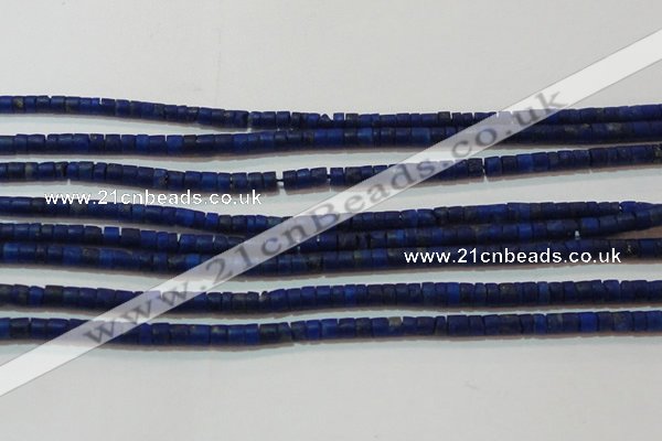 CNL1203 15.5 inches 1.5*2mm tube natural lapis lazuli beads