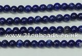 CNL1250 15.5 inches 3mm round natural lapis lazuli beads