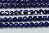 CNL1251 15.5 inches 4mm round natural lapis lazuli beads