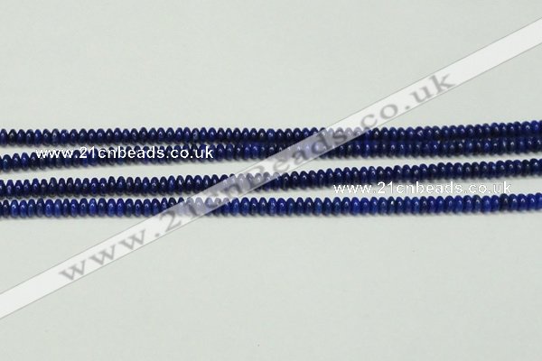 CNL1260 15.5 inches 2*5mm rondelle natural lapis lazuli beads