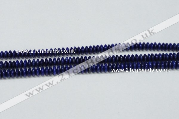 CNL1261 15.5 inches 4*8mm rondelle natural lapis lazuli beads