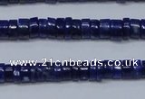 CNL1265 15.5 inches 3*6mm tyre natural lapis lazuli beads