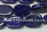 CNL1278 15.5 inches 13*18mm oval natural lapis lazuli beads