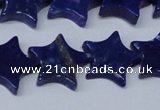 CNL1286 15.5 inches 18mm star natural lapis lazuli beads