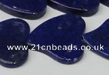 CNL1291 15.5 inches 31*33mm heart natural lapis lazuli beads