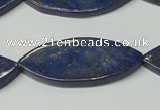 CNL1295 15.5 inches 17*44mm marquise natural lapis lazuli beads