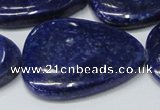 CNL1300 15.5 inches 25*35mm - 35*45mm freeform natural lapis lazuli beads