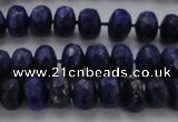 CNL1402 15.5 inches 4*6mm faceted rondelle lapis lazuli beads