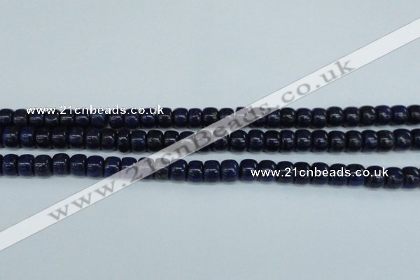 CNL1505 15.5 inches 6*9mm drum lapis lazuli beads wholesale