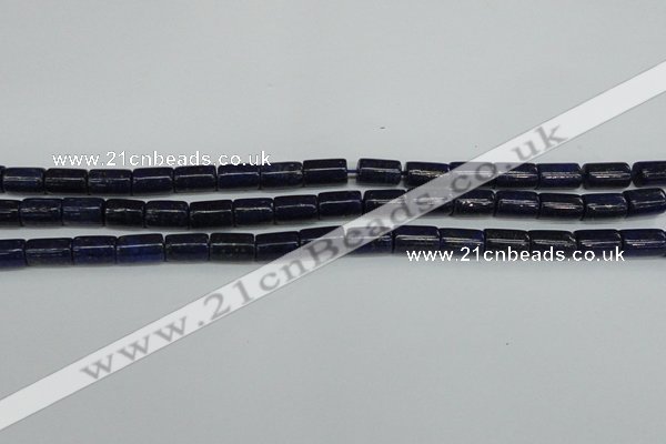 CNL1509 15.5 inches 6*10mm tube lapis lazuli beads wholesale