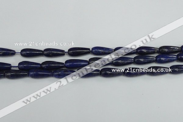 CNL1512 15.5 inches 8*22mm teardrop lapis lazuli beads wholesale